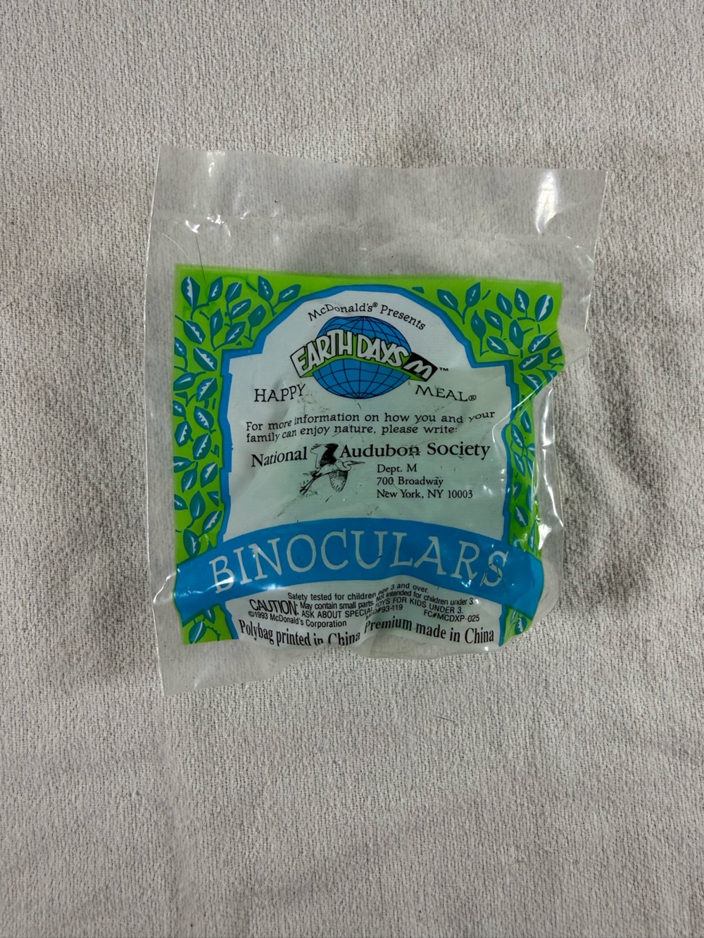 Vintage 1993 McDonalds Happy Meal Earth Days Binoculars